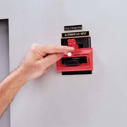 No-Tool Large Handle Circuit Breaker Lockout Device - Installation