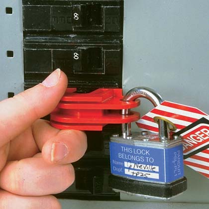 Universal Circuit Breaker Lockout Device - Secured